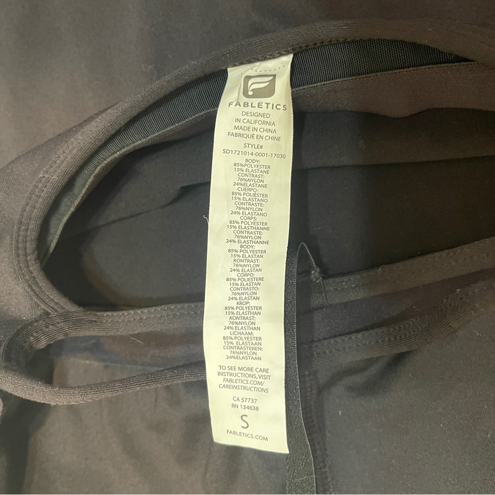 Fabletics Mandy Mini Seamless Everyday Black Dres… - image 6